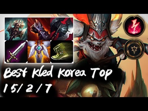 Best Kled Korea Top vs Fiora | Korea High Elo Replays
