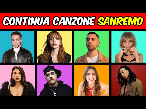 QUIZ - CONTINUA LE CANZONI DI SANREMO 2024 🎵 || FINISH THE LYRICS