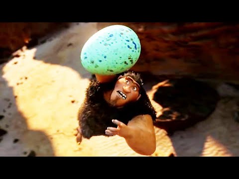 Egg Chase Scene | THE CROODS (2013) Movie CLIP HD