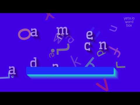 HOW TO PRONOUNCE ADAMANCE? #adamance