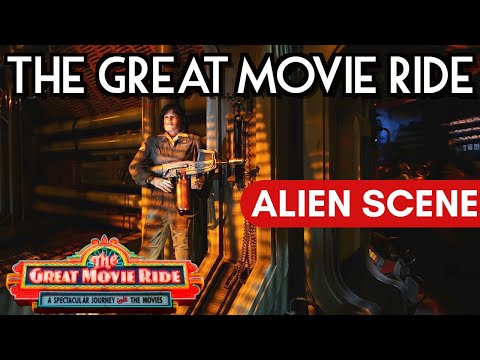 The Great Movie Ride ALIEN SCENE | Multi-Angle POV Ride Through Binaural Audio WDW Hollywood Studios