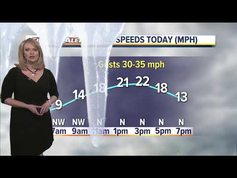 今朝は雨＆雪、週末のウォームアップ前の寒い気温 (Rain & snow this morning, cold temps before weekend warm-up)