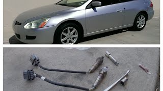 How to Replace O2 Sensor 2003-2007 Honda Accord  - Code P0134 & P2243