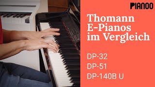 Video thumbnail for DP-32 vs. DP-51 vs. DP-140B U - Thomann E-Pianos im Vergleich by PIANOO - Ratgeber für Digitalpiano und Klavier