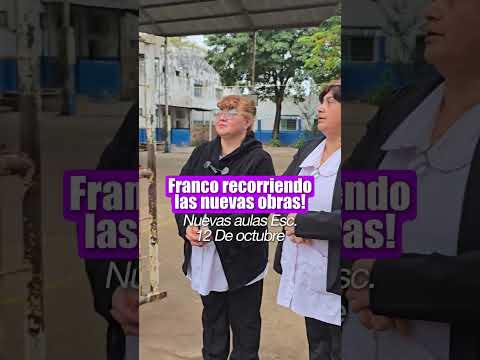 Franco recorriendo las nuevas obras de aulas ! #tartagalsalta #norteargentino #salta #Milei #Lla #Fr
