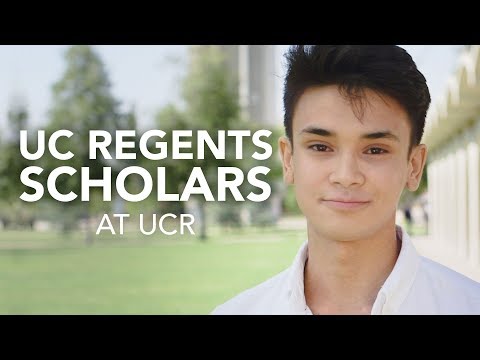 UC Regents Scholars at UCR