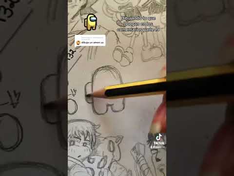 AmongUs 🔪 Dibujo ilustración / Tutorial #draw #howtodraw #anime #amongus  #animation #tiktok #short