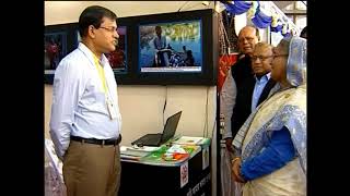 মাননীয় প্রধানমন্ত্রী কর্তৃক আমার বাড়ি আমার খামার প্রকল্পের স্টল পরিদর্শন (BICC, 02 November-2019)