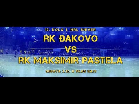 1 HRL SJEVER muški RK ĐAKOVO :RK MAKSIMIR-PASTELA