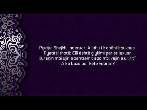 Bërja rukje me vaj ulliri dhe ujë zemzemi - Feuzan