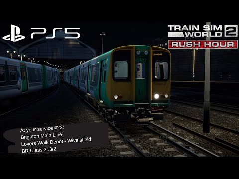 TSW 2 PS5 At Your Service #22: Brighton Main Line, Lovers Walk Depot - Wivelsfield