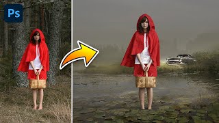 Photoshop Beginners Tutorial - Create a Soft Light Scene Photo Manipulation