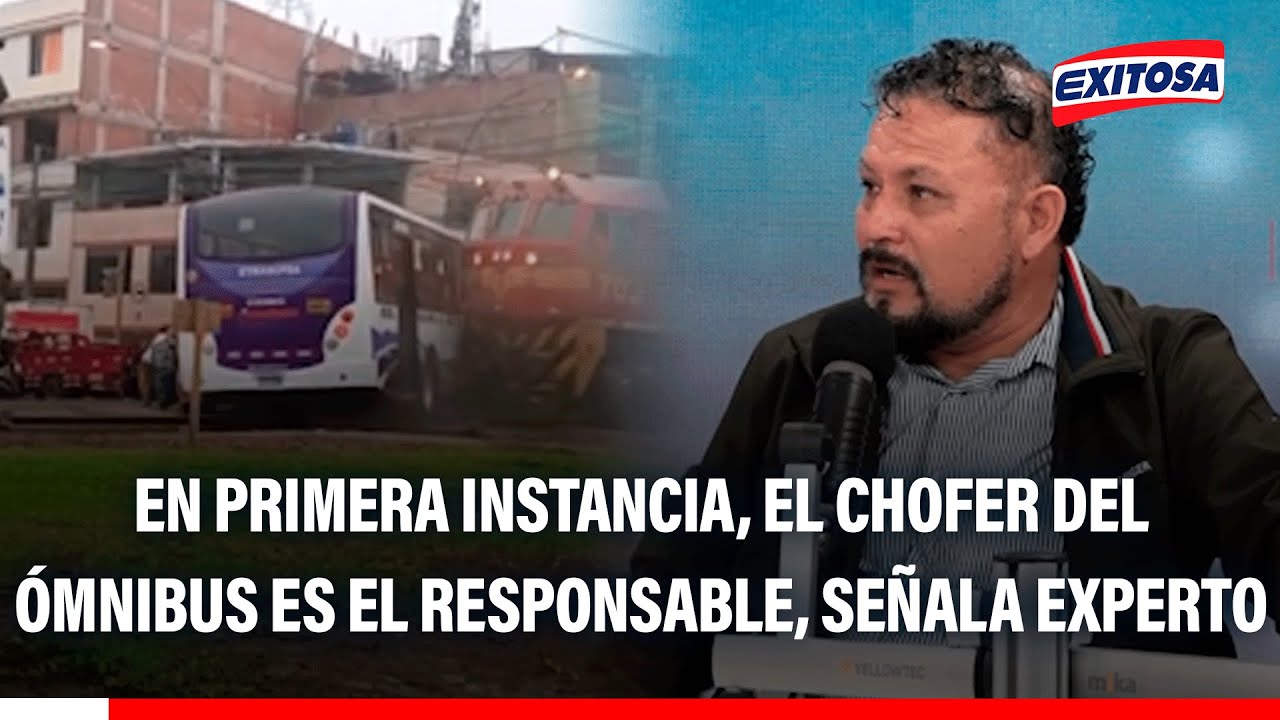 🔴🔵 En primera instancia, el chofer del ómnibus es el responsable, señala experto