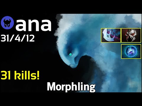 31 kills! ana [OG] plays Morphling!!! Dota 2 7.21