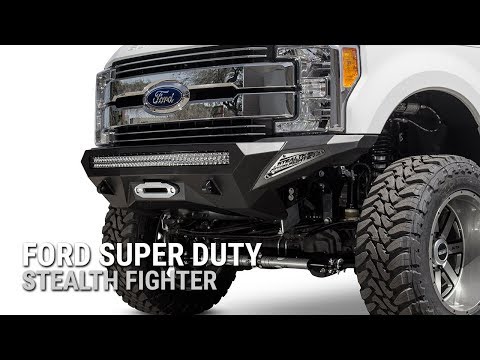 Ford Super Duty Stealth Fighter Winch Front Bumper