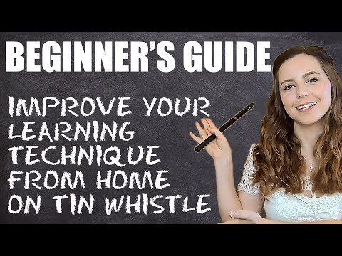 BEGINNER'S GUIDE TO LEARNING TIN WHISTLE FROM HOME | Tips to improve your learning technique!