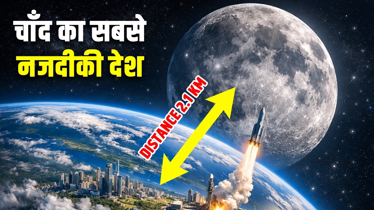 चाँद के सबसे पास कौन सा देश है? The Country Closest to the Moon