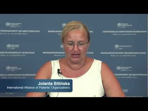 Statement: International Alliance of Patients' Organizations