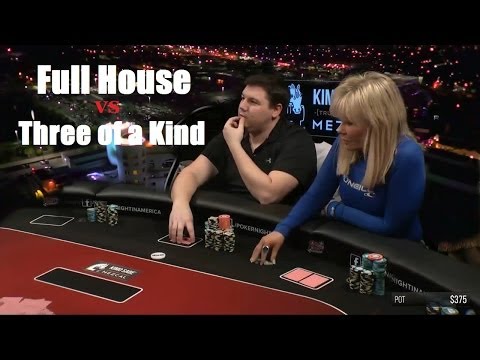 Million Dollar Cash Game - Full House vs Three of a Kind