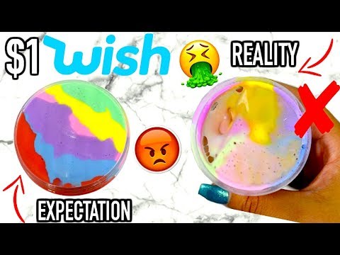 $1 WISH SLIME REVIEW! Is Wish A Scam?!? Video