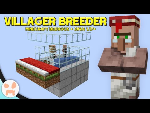 wattles - Easy Minecraft 1.19+ Villager Breeder Tutorial | Minecraft Bedrock and Java