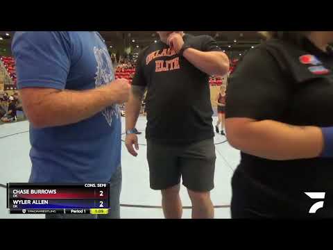 71 Lbs Cons. Semi - Chase Burrows, OK Vs Wyler Allen, OK E676