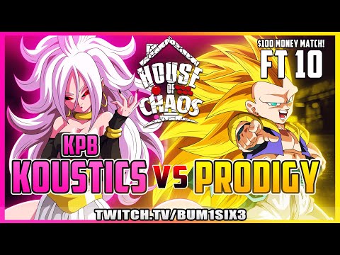 DBFZ $100 Money Match - Prodigy vs KPB Koustics [ Amazing Entertaining Set ]