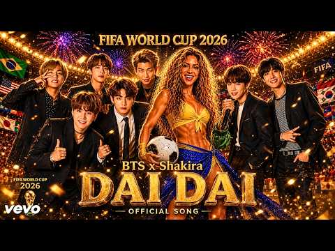 SHAKIRA x BTS – DAI DAI 🔥 OFFICIAL WORLD CUP ANTHEM VIBES | FIFA 2026 Fan Song