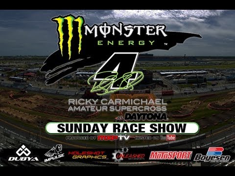 Sunday Race Show - Monster Energy Ricky Carmichael Amateur Supercross Championship (MXPTV)