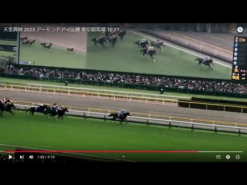 天皇賞秋 アーモンドアイ圧勝 2019.10.27 東京競馬場