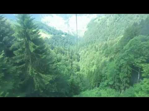 Luftseilbahn Dallenwil - Niederrickenbach Talfahrt