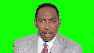 Stephen A Smith "I don't give a damn" green screen