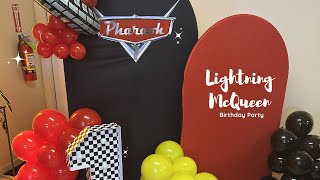 DECORATE WITH ME | LIGHTNING MCQUEEN BIRTHDAY PARTY #decoratewithme #lightningmcqueen