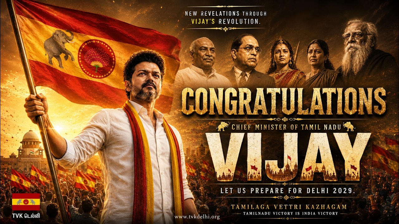 CONGRATULATIONS TO VIJAY - VEERA MUSIC VIDEO @TVKVijayHQ-Offl