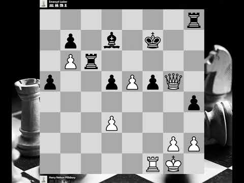 Harry Nelson Pillsbury vs Emanuel Lasker, Nuremberg GER, 29.07.1896