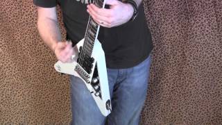 Video thumbnail for Reverend RON ASHETON signature model Volcano witih Dr Z Z-Wreck guitar demo by gearmanndude