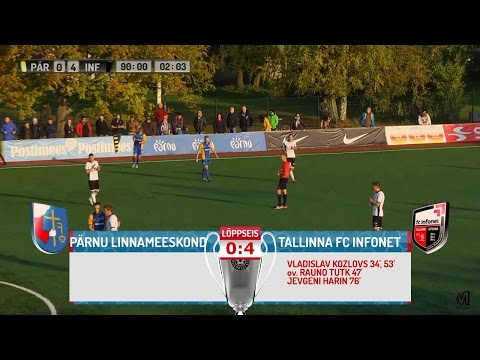 XXXIII voor 2015: Pärnu Linnameeskond - Tallinna FC Infonet 0:4 (0:1)