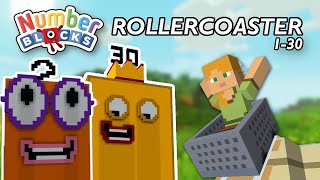 The Complete Numberblocks Minecraft Rollercoaster 