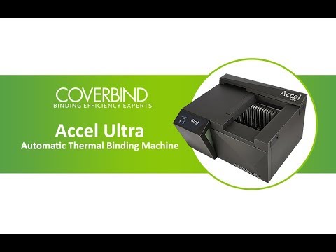 Coverbind Accel Ultra+ Thermal Binding Machine with Stand