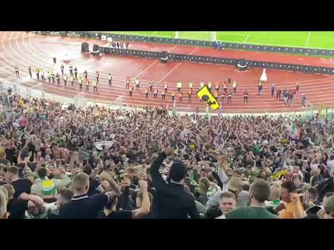 Celtic Fans in Rome | Papa Francisco ole | Lazio 1 - 2 Celtic