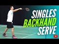 Winning Badminton The Singles Backhand Serve Coach Hendry Winarto Subtitle Indonesia