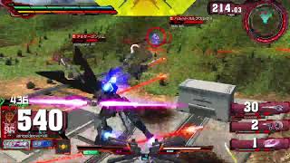 【EXVSMBON】試作二号機の練度を高め合う二人のランクマホールド【マキオン】