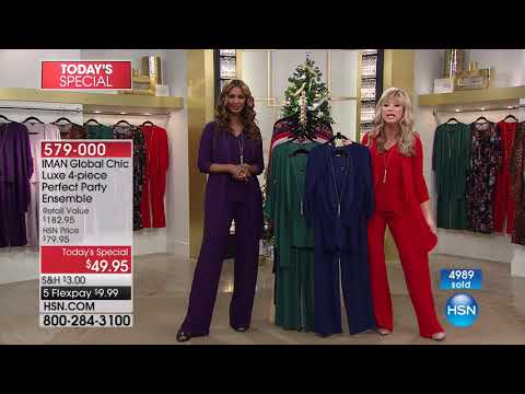 HSN | IMAN Global Chic Fashions 11.11.2017 - 12 AM