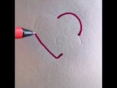 Fancy Heart Drawing