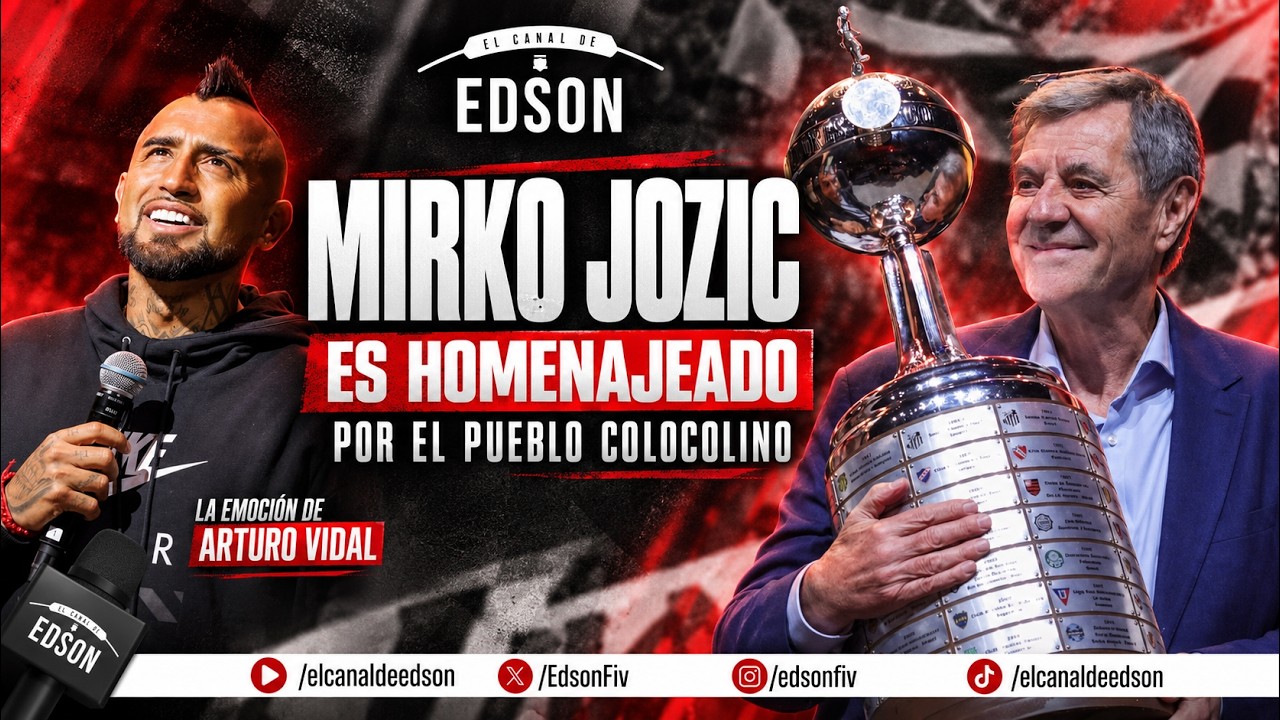 EL HERMOSO HOMENAJEA  MIRKO JOZIC Y ARTURO VIDAL SE EMOCIONA CON LOS HINCHAS DE COLO COLO
