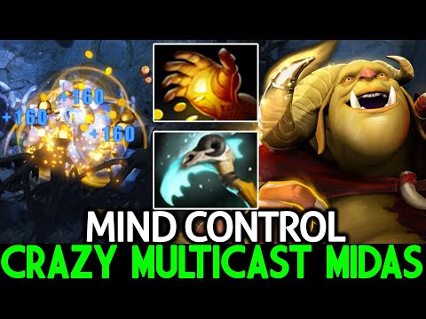 MIND CONTROL [Ogre Magi] First item Midas Imba Multicast Dota 2