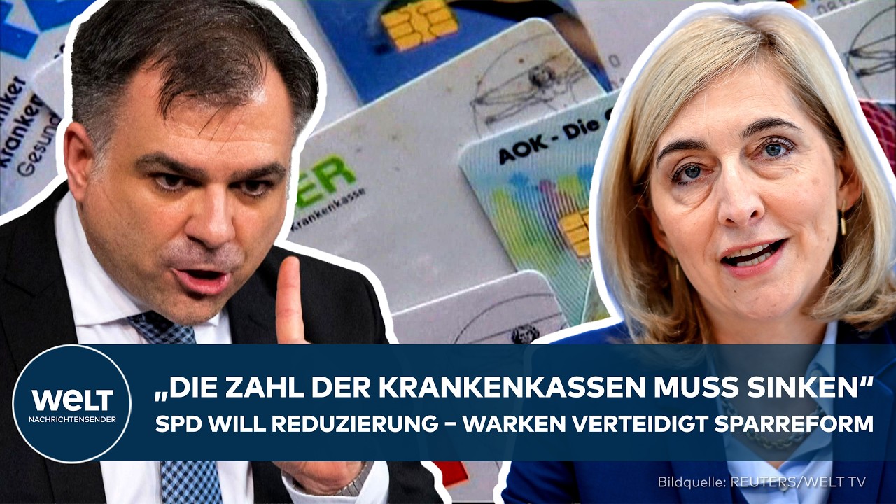 GESUNDHEITSREFORM: Pantazis fordert Reduzierung der Krankenkassen – Warken verteidigt ihren Entwurf