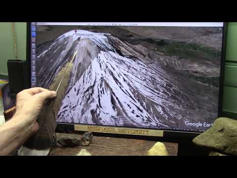 I think this Could be Noah's Ark it is on Mt Ararat in Turkey as Advertised