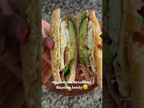 Falling for Ezekiel Bread. Simple Breakfast Sandwich idea  #breakfastideas #healthyish