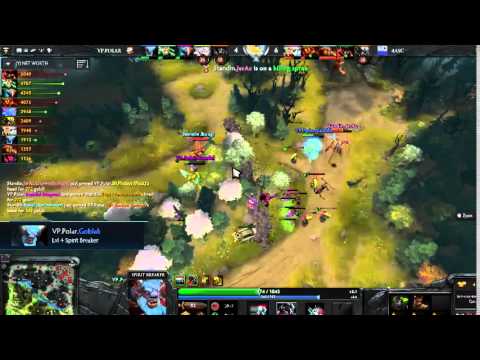 DOTA2 Virtus Pro Polar knocks out 4 Anchors + Sea, StarLadder Season X Ticket 2014, Oct 1